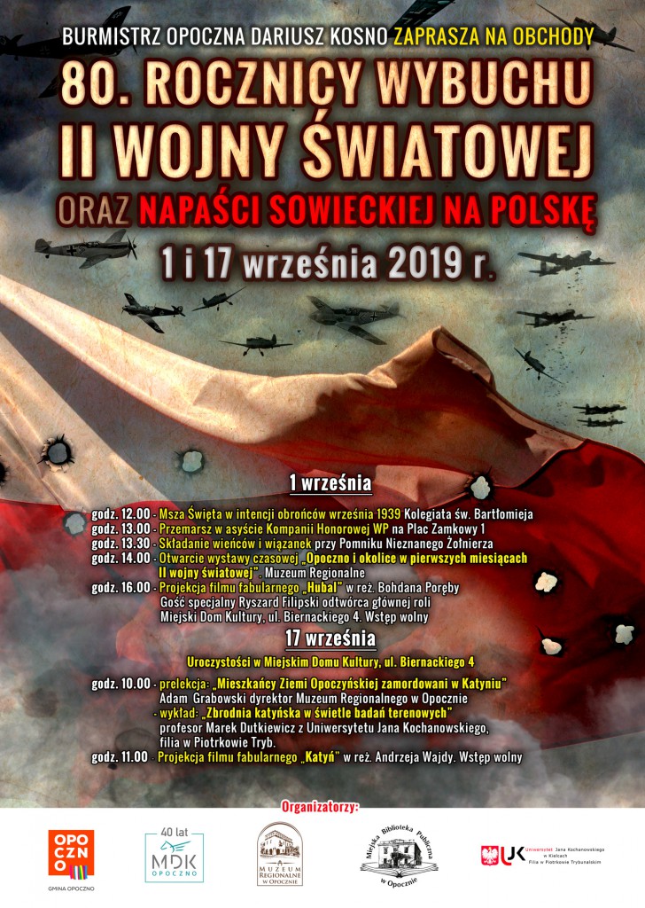 Zapraszamy na wrześniowe uroczystości