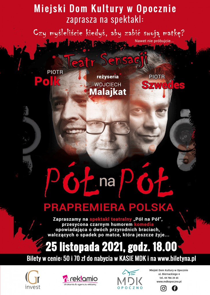 „Pół na pół” - zapraszamy na spektakl!