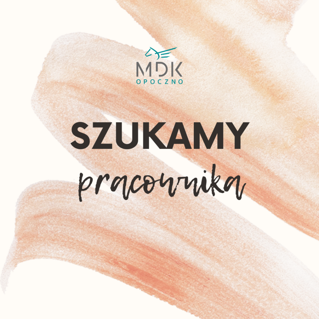 Szukamy pracownika!